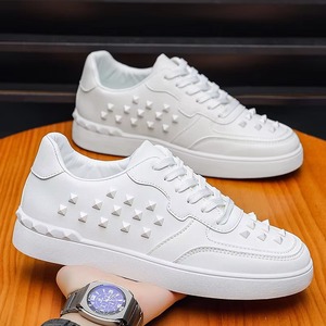Nouvelles Chaussures de Sport Homme Été 2026 Style Coréen Confortables Semelle Intermédiaire Amortie Légères Respirantes en Cuir Véritable - Product Image 1
