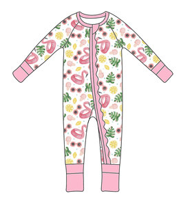 Mamelucos Qingli OEM de fábrica personalizada para bebé, Pelele para bebé de punto con estampado de ondas y volantes, Camisetas De Beb sin tarifa - Product Image 6