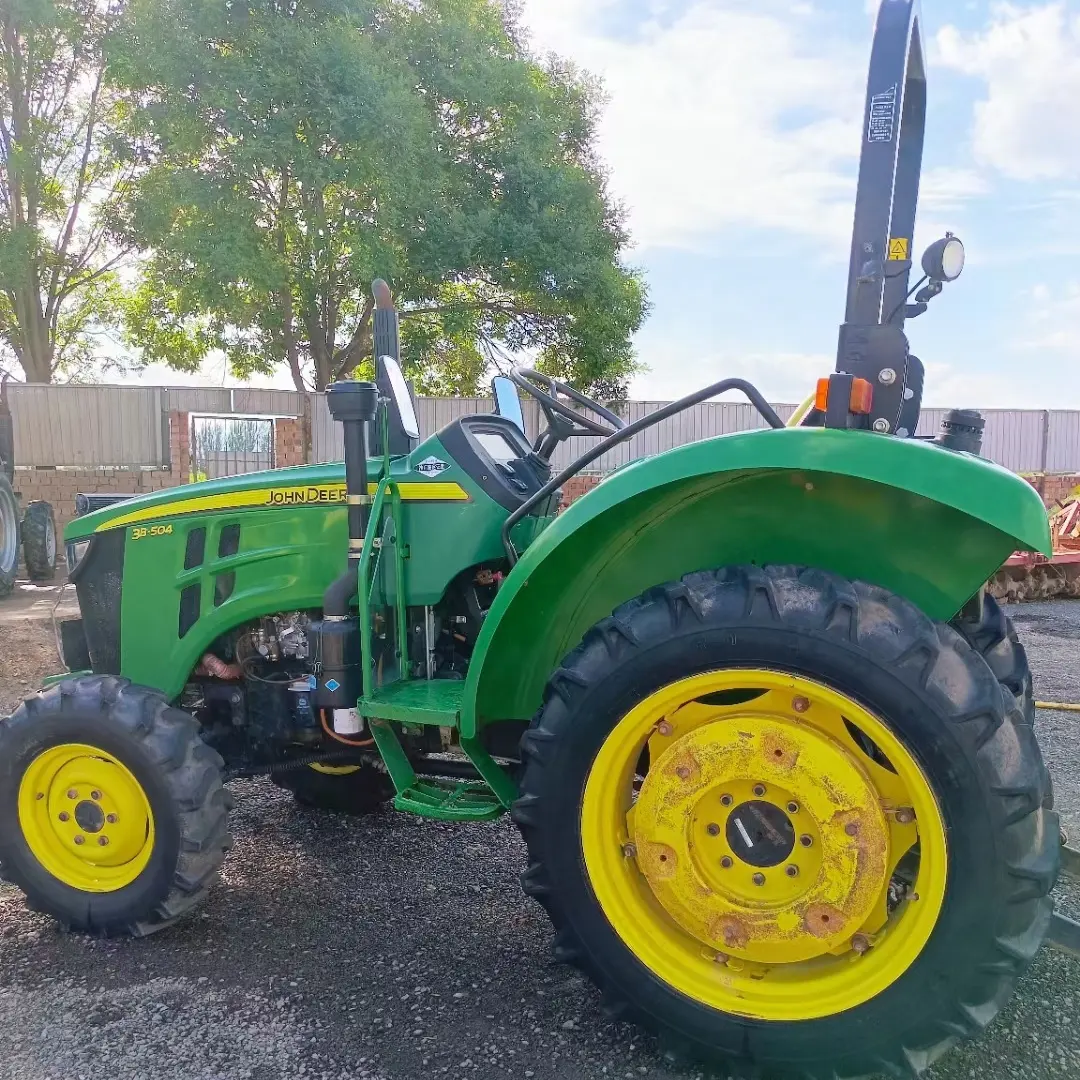 Traktor bekas J Deere 3b 454 45hp kebun pertanian kompak agricola peralatan mesin pertanian massey ferguson mf385