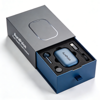 Boîte de produit électronique personnalisée de luxe, emballage pour écouteurs Bluetooth, boîte cadeau, rangement pour casque sans fil avec logo