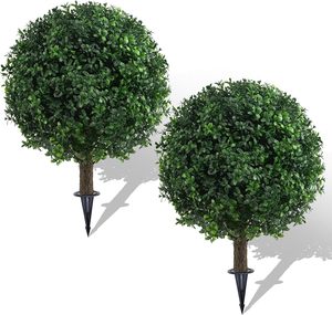 Boules de buis artificielles en gros, résistantes aux UV, avec piquet de fixation au sol, pour la décoration paysagère de <span class=keywords><strong>jardin</strong></span> - Product Image 1