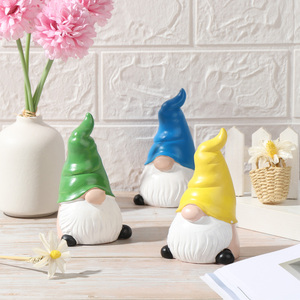 Estatua de Gnomo sin Rostro, Muñeco de Resina para Jardín, Figuras de <span class=keywords><strong>Duendes</strong></span>, Elfos Mágicos, Estatuas de Enanos para Exteriores, Adornos - Product Image 1