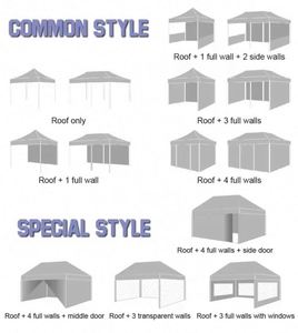 Custom Portable Easy 10X10 Pop up <b>Tent</b> 10X10 Advertising Logo <b>Canopy</b> <b>Tent</b> With Walls - Product Image 4