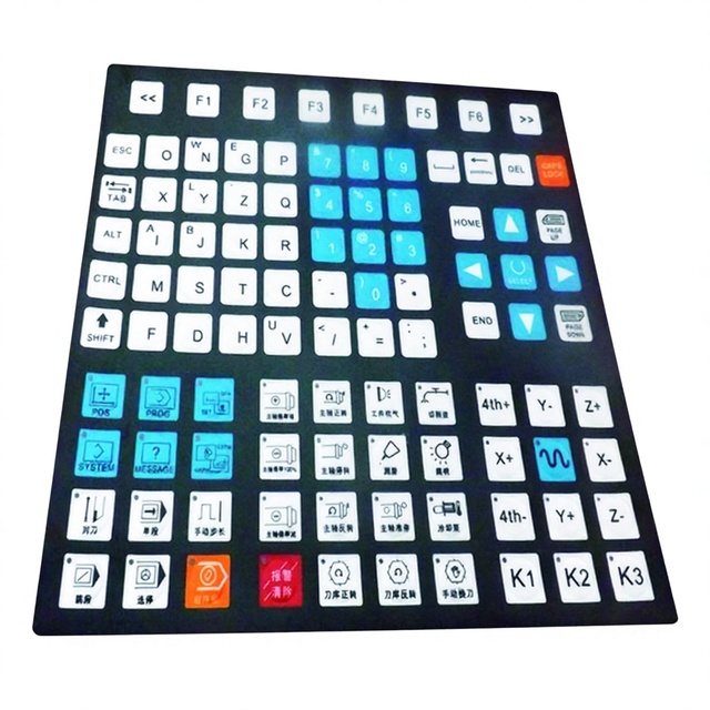 Durable PVC Panel Surface Stickers Screen Printing Customizable for Computer Cameras Consumer Electronics Control Films Switch