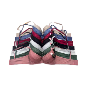 Set Reggiseno e Mutandine Sexy di Alta Qualità per Donna, Reggiseno Sportivo Push-Up <span class=keywords><strong>in</strong></span> <span class=keywords><strong>Pizzo</strong></span>, Elegante e Traspirante, <span class=keywords><strong>con</strong></span> <span class=keywords><strong>Ferretto</strong></span>, Coppa 3/4 - Product Image 4