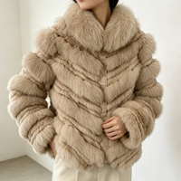 Manteau en fourrure de renard véritable réversible pour femme, très vendu au Brésil, veste en fourrure de lapin véritable double face, veste en fourrure moelleuse et chaude pour l'hiver