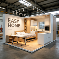 Cabine de sommeil insonorisée préfabriquée avec lit - Offre spéciale