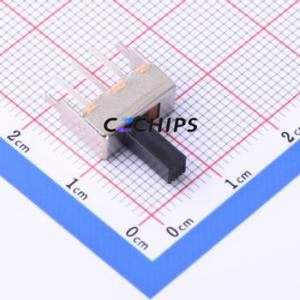 SS-12F68-G080 Slide Switch Through hole Component (THT) Switch Single Pole Double Throw Rectangle Pin Header PC Pin 12.1mm - Product Image 1