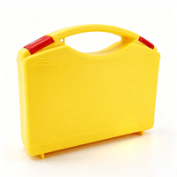 U-S001B 9,5 pouces, petite mallette de transport robuste en plastique PP, logo OEM personnalisé, insert en mousse antichoc, boîte d'emballage pour instruments