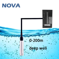 Sensor de Nivel de Agua para Pozos Profundos de 100m con Modbus RS485, Medidor de Nivel de Agua Sumergible para Sistemas de Gestión de Riego IoT