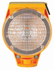 Wesure IP65 Rechargeable Solar <b>LED</b> Traffic Light Safety Warning <b>Flashlight</b> with Aluminium Body 12V 300mm for Roadside - Product Image 4