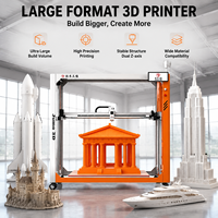 Imprimante 3D FDM grand format industrielle, volume d'impression de 1000 mm, extrusion simple, vitesse d'impression rapide, nouvelle génération pour prototypage, garantie 1 an
