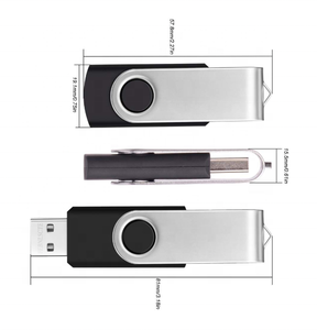 Clé usb colorée pivotante, logo personnalisé, mah - Product Image 2