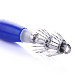 Hameçon de gabarit de poulpe et de calmar à Double <span class=keywords><strong>fil</strong></span> FH212, hameçon de calmar lumineux fluorescent, <span class=keywords><strong>leurre</strong></span> de gabarit de crevette, 16g, 100mm - Product Image 3