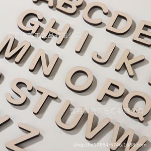 26 lettres en bois inachevées pour les cours d'art et de dessin des enfants et les décorations murales à la maison - Product Image 2