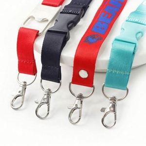 Manufacturer Custom Satin Sublimation Keychain <b>Lanyards</b> Offset and Silk Screen Printing with Custom <b>Polyester</b> <b>Lanyard</b> - Product Image 2