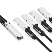 Câble DAC Mellanox MCP7Y70-H002, compatible OSFP 400G, 4x 100G QSFP56 HDR, câble de branche haute vitesse InfiniBand