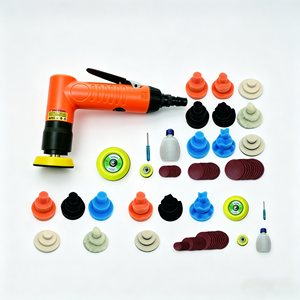 Kit de pulidora orbital aleatoria neumática de 2 pulgadas, 22000 RPM, consumo de aire de 0.4 m³/min, herramienta de pulido y encerado para coches de 61 piezas en stock - Product Image 3