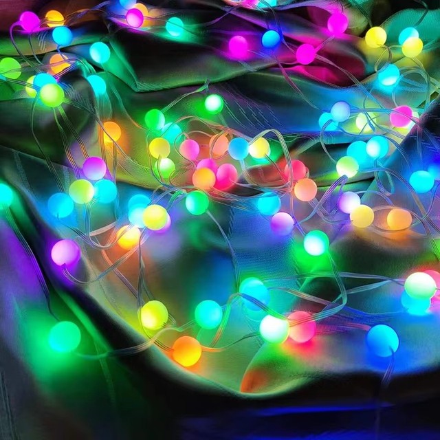 Smart Decorative String Lights Music USB App Copper Wire Decorative Lights Rgb Smart Home Lights 33FT 100LED