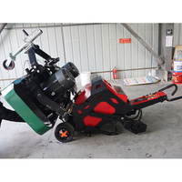 Machine semi-automatique de meulage et de polissage de sols en marbre et béton, haute efficacité, avec moteur diamanté époxy 15KW