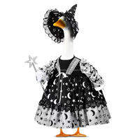 Maßgeschneidertes Stoff-Weihnachtsgänse-Kostüm-Set, Santa-Schneemann-Rentier-Outfit für Veranda-Garten-Feiertagsdekoration