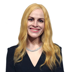 Figura de resina superrealista de tamaño real para mujer, escultura de estrella de cine de celebridad, figura de silicona, estatua para colección de museo de cera - Product Image 3