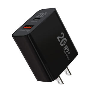 อะแดปเตอร์ชาร์จเร็ว <span class=keywords><strong>20W</strong></span> USB-A + Type-C รองรับแรงดันไฟฟ้าคู่ 100-240V ปลั๊กอเนกประสงค์ พร้อมระบบป้องกันสำหรับโทรศัพท์มือถือและอุปกรณ์ต่างๆ - Product Image 2