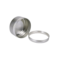 Boîte en aluminium ronde brillante de 30 ml avec étiquette personnalisée, 52x20mm, bouchon à vis, emballage cosmétique polyvalent pour rouge à lèvres, gravure possible