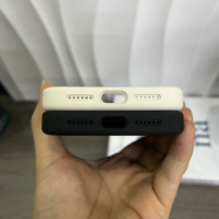 Coque de Téléphone en Silicone Liquide Véritable de Qualité Supérieure pour iPhone 17 Pro Max, Coque Douce en Tissu de Fibre de Haute Qualité et Écologique