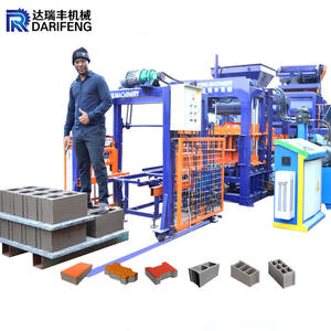 Macchina Automatica Idraulica per Blocchi QT5-15 - Attrezzatura per Mattoni in Cemento con Alimentazione e Modellatura Completamente Automatica - Product Image 1