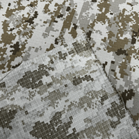 US AOR1 Camo Tissu de camouflage imprimé numérique résistant à la déchirure Tissu polyester Oxford imperméable pour sac à dos extérieur