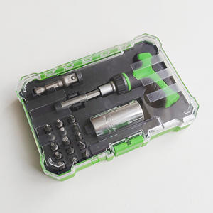 Jeu de tournevis à cliquet de type T Lixin, 19 pièces, métrique, finition chromée, embouts interchangeables, outil de réparation domestique - Product Image 4