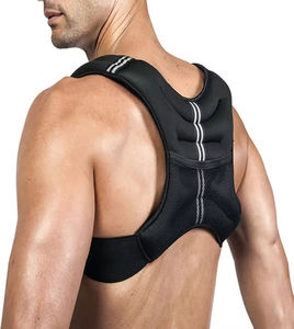 Gilet lesté réfléchissant avec poches et boucles réglables pour la marche, la course, la gym et le jogging - Product Image 2