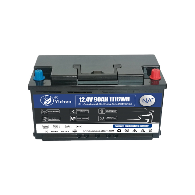 New Design YCSTPOWER Car Starting Sodium-Air Battery 12.4V 90Ah with Grade a SIB Cells in DIN H8 -40-80C 11Kg
