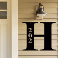 Plaque Alphabet personnalisée pour porte de chambre, signes de numéro de porte