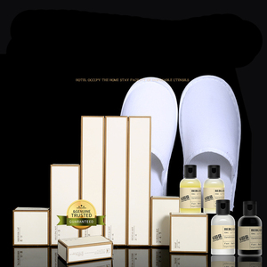 Ensemble d'articles de toilette personnalisés pour hôtel, sac d'articles de toilette de luxe <span class=keywords><strong>5</strong></span> étoiles pour hôtel à Dubaï - Product Image 3
