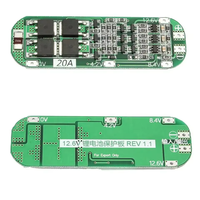 3S 20A batería de litio de iones de litio profesional 18650 cargador PCB BMS Placa de protección para Motor de taladro 12,6 V Módulo de celda Lipo