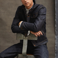 Veste en Jean à couture de printemps personnalisée, Streetwear Design surdimensionné boutonné en coton Vintage veste en Jean pour moi