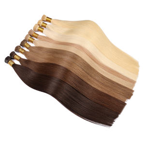 Лидер продаж, кератиновые Предварительно Связанные волосы Remy FREE <span class=keywords><strong>Mongolian</strong></span> Double drawing для наращивания I-tip волос - Product Image 4