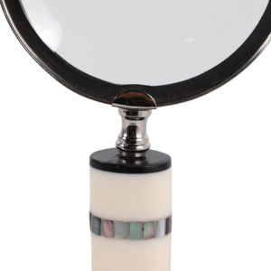 Lente d'ingrandimento con manico in resina, ornamento decorativo per mensola o tavolino da caffè - Product Image 6