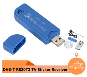 Mini xách tay TV Stick 820t2 kỹ thuật số USB 2.0 TV Stick DVB-T + DAB + FM RTL2832U hỗ trợ SDR Tuner Receiver TV phụ kiện - Product Image 3