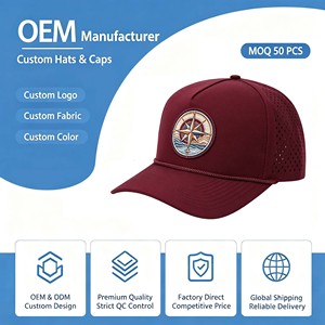 หมวกกอล์ฟ Melin Service Custom Logo 6 แผง 100% โพลีเอสเตอร์ แบบ Snapback ตัดด้วยเลเซอร์ ระบายอากาศได้ดี แห้งเร็ว สำหรับขายส่ง - Product Image 1