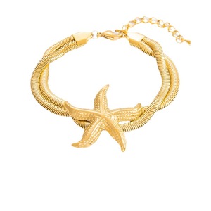 สร้อยคอจี้แฟชั่น สแตนเลสชุบทอง ดีไซน์ดอกไม้ เดซี่ ทานตะวัน จี้สำหรับงานปาร์ตี้ เครื่องประดับสำหรับผู้หญิง - Product Image 4