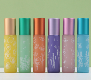 Envase de Vidrio de 10 ml con Rodillo, Color Macaron, para Botellas de Aceites Esenciales y Cosméticos, Hermético, Antiderrames, Recargable, para Viaje - Product Image 2