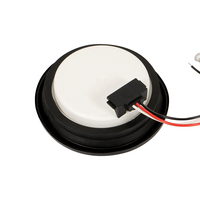 American 4inch4 "Trailer 12vRound Red Tail Light Stop Turn Brake Lamp Driving Clearance Lamp Rubber Grommet and Wire Pigtail Plug