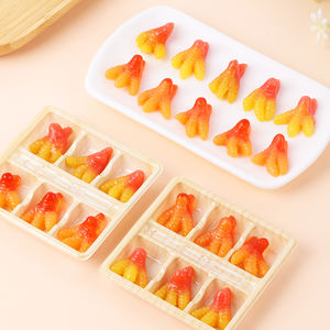 Fabricant chinois de bonbons gélifiés, vente en gros, bonbons aromatisés aux fruits mélangés, gelée, gommes <span class=keywords><strong>halal</strong></span> en forme de pattes de poulet - Product Image 4