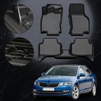 Tapis de sol TPE de luxe imperméables et antidérapants pour /PRADO RHD/LHD - Ajustement parfait, faciles à nettoyer, ensemble de 2 pièces