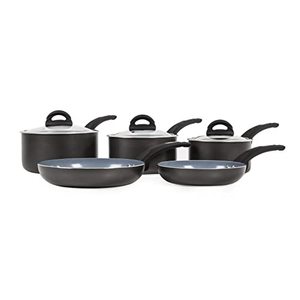 Juego de Utensilios de Cocina Antiadherentes de Aluminio de 8 Piezas al por Mayor con Tapa de Vidrio, Sartén y Cacerola - Product Image 2