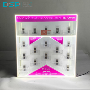 ชั้นวางแสดงสินค้าอะคริลิคอเนกประสงค์สำหรับซองสนุสแบบไร้ควันและชั้นวางโชว์แบบสปริงสำหรับยาสูบเคี้ยวจากโรงงาน DSP เวียดนาม - Product Image 4