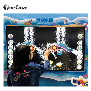 Aire de jeux intérieure, mur d'eau virtuel 3D, système interactif tactile somatosensoriel, grand écran avec structure métallique pour enfants - Product Image 6